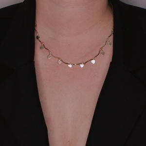 Chocker Chapinha Coração 40cm