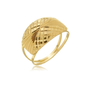 Anel Réplica 3 Ouros diamantado