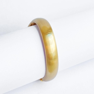 Bracelete oval escovado