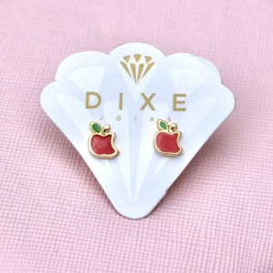 Brinco maça resinado