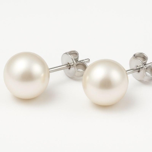 Brinco pérola sintética 10 mm