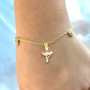Pulseira bailarina resinada