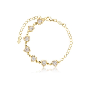 Pulseira coração Zircônia