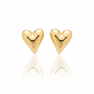 Brinco Coração Alongado