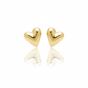 Brinco Coração Slim Lisa