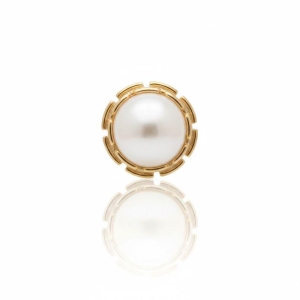 Brinco Pérola Grande Borda