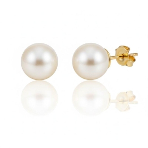 Brinco Pérola Sintética 10 mm