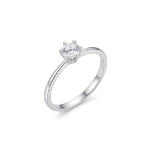 Anel Solitário 4mm