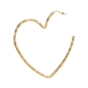 Brinco Coração Torcido Grande