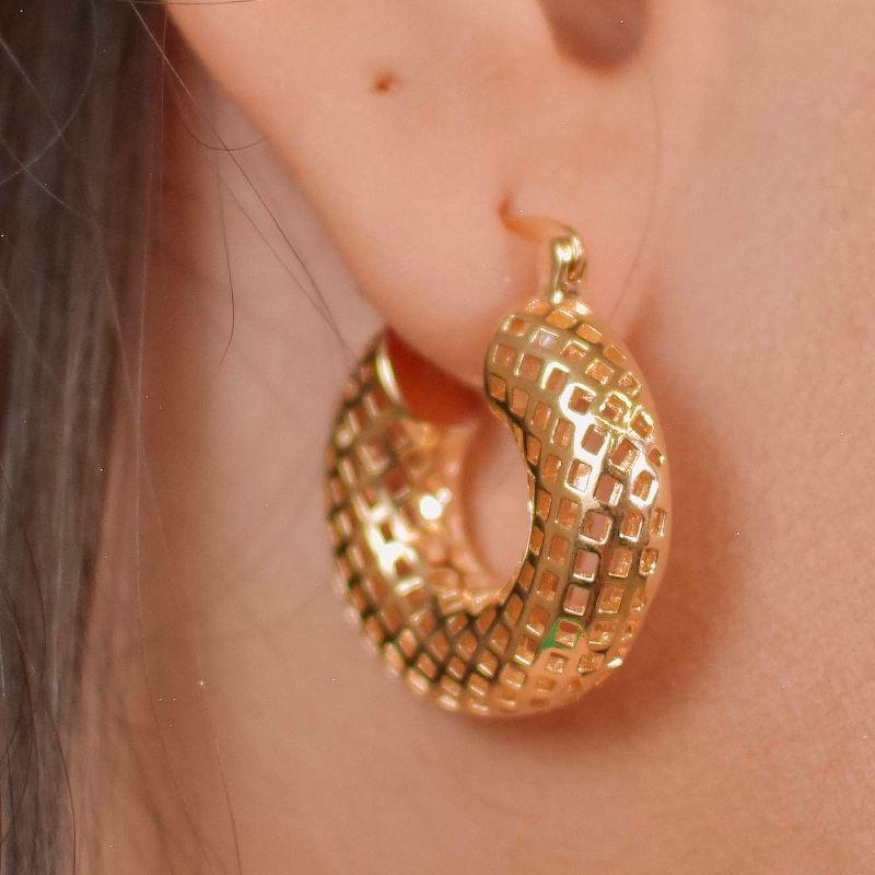 Argola Classica tubo vazada