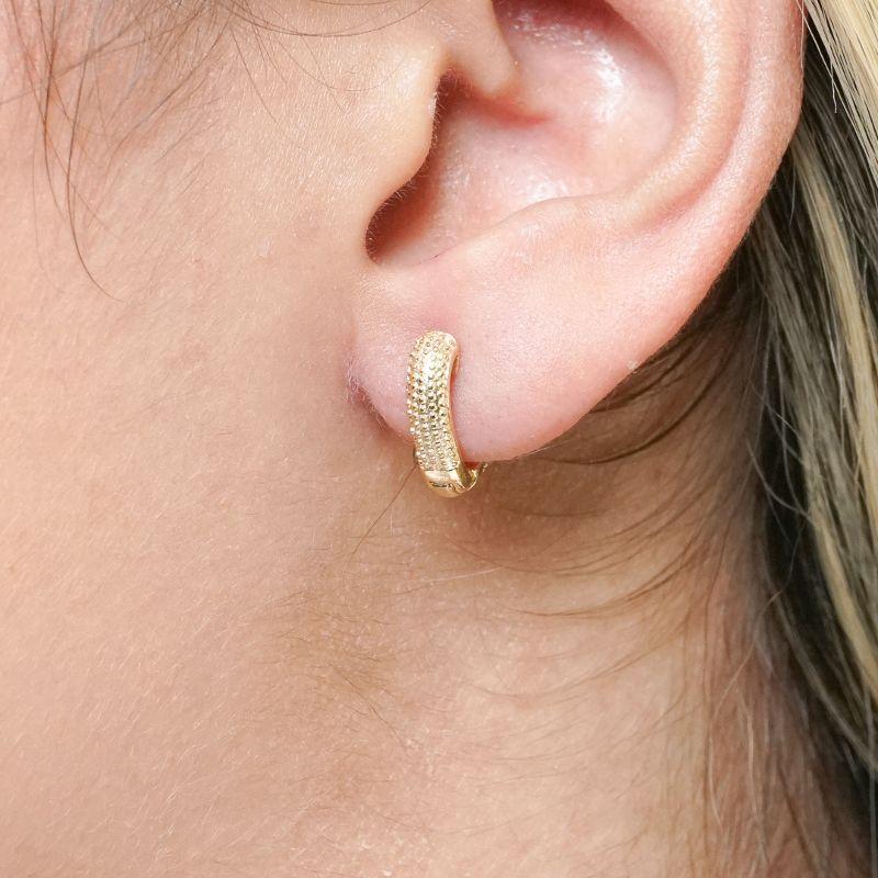 Argolinha coração com local para aplique 10mm fio redondo