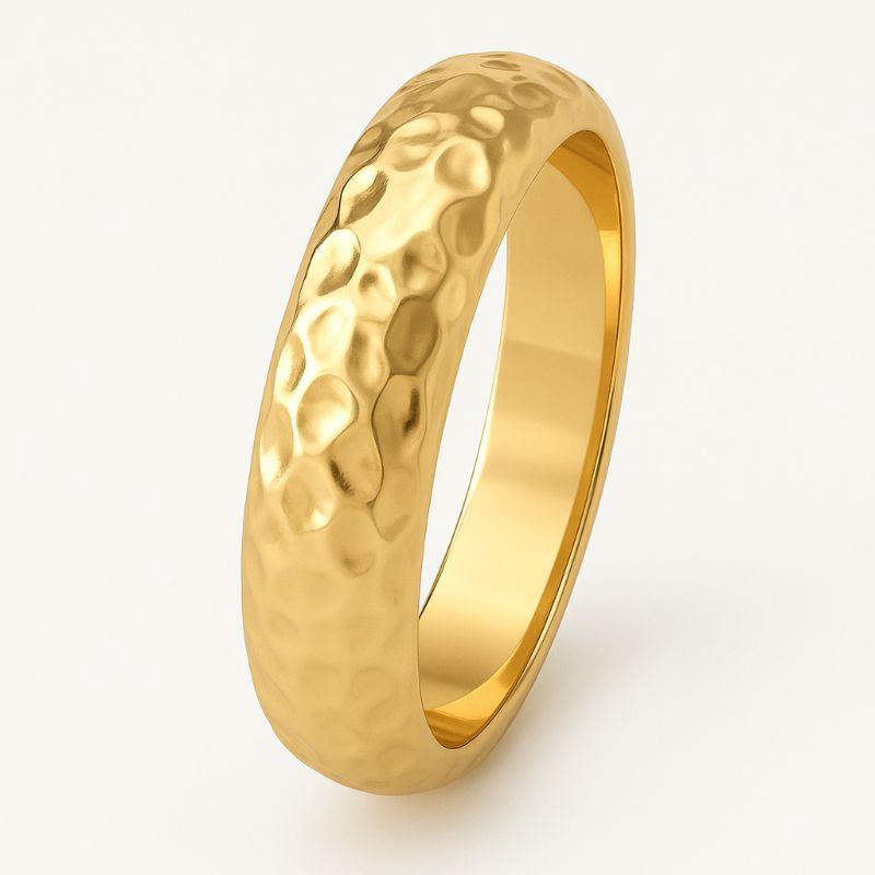 Bracelete martelado oval