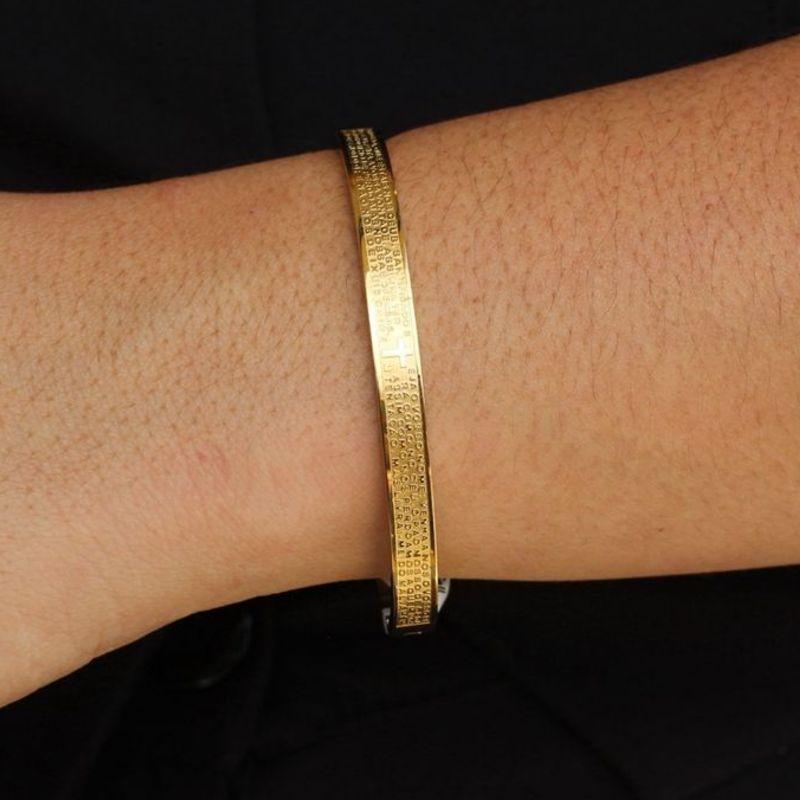Bracelete Nózinho aço dourado