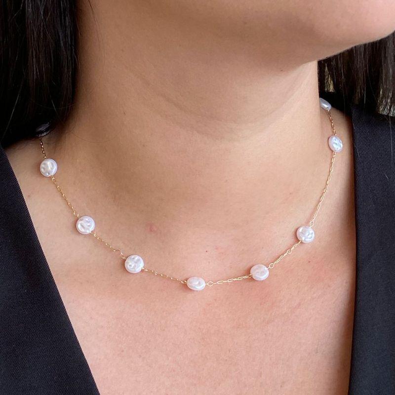 Choker Pérola Shell