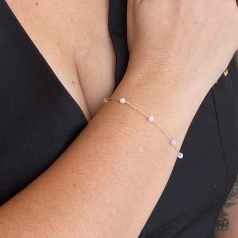 Pulseira Perola Delicada