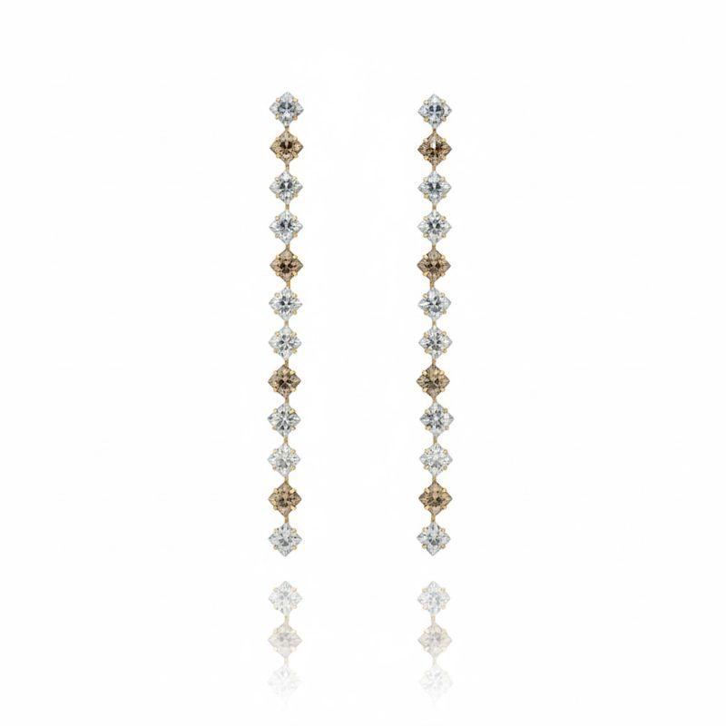 Brinco Cristal Zirconia em Sequência