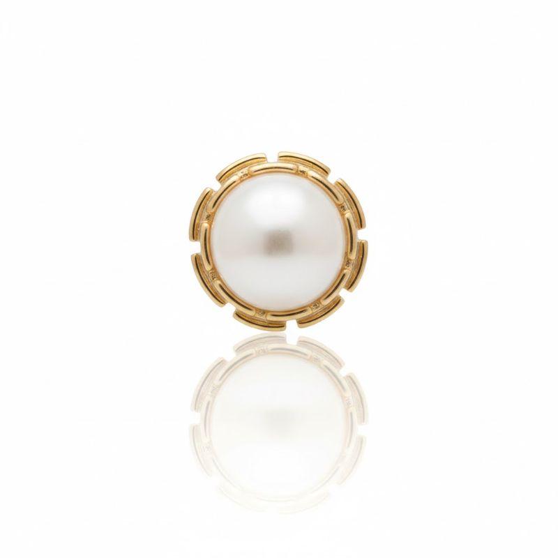 Brinco Pérola Grande Borda