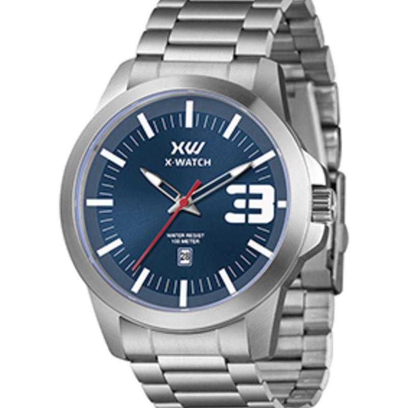 D2SX - RELOGIO PULSO XWATCH - QUARTZ,ANLGO.CX.ACO INOX.CAL.VX32E22 - D.C.R.E 2025/056480